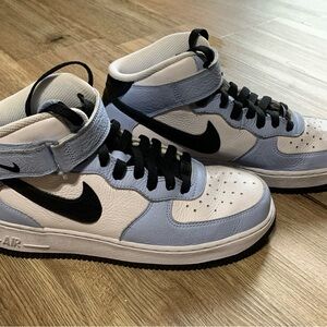 Nike Air Force 1 Mid By You DV3903 900 Men’s Size 7.5 Blue White